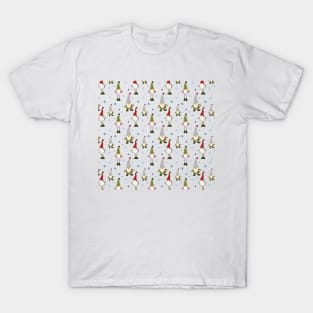 Christmas funny Gnomes pattern T-Shirt